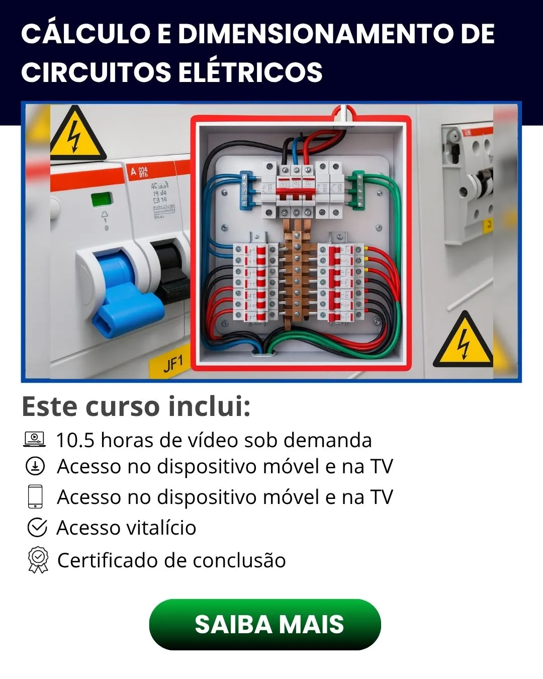 CÁLCULO E DIMENSIONAMENTO DE CIRCUITOS ELÉTRICOS