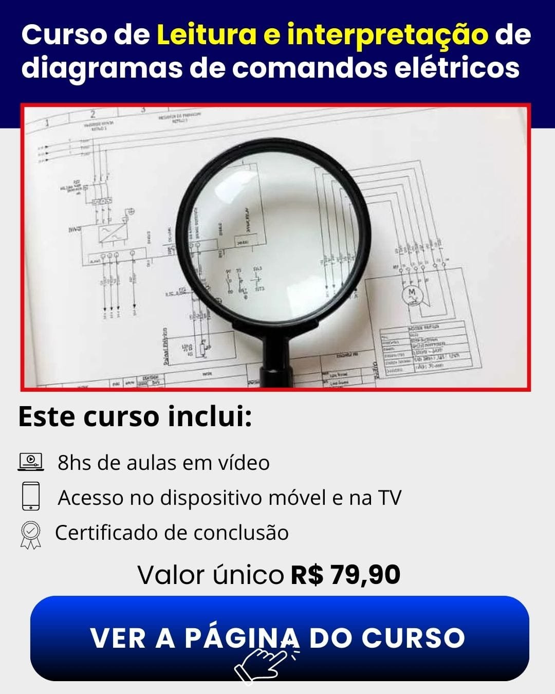 Curso de Leitura e interpretação de diagramas de comandos elétricos