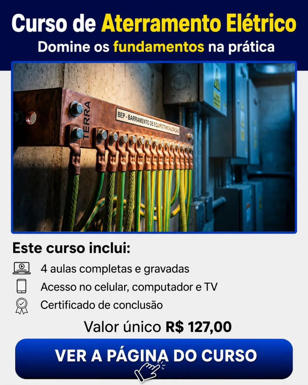 Curso Online de Aterramento Elétrico